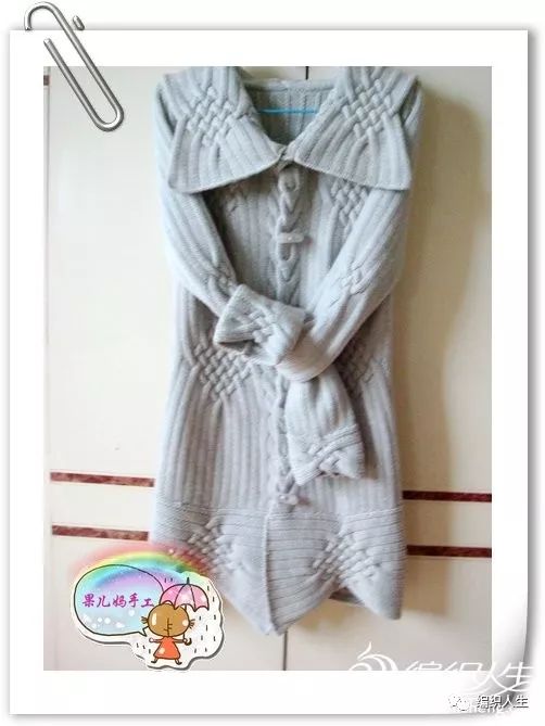 1-2岁从上往下开衫毛衣翻领教程,小翻领宝宝开衫毛衣领子怎么织