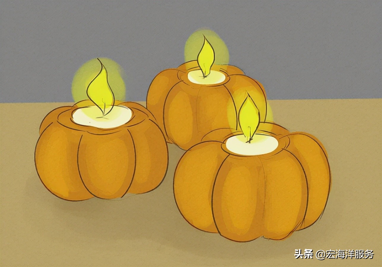 万圣节儿童装饰品摆件,怎么做万圣节的装饰品