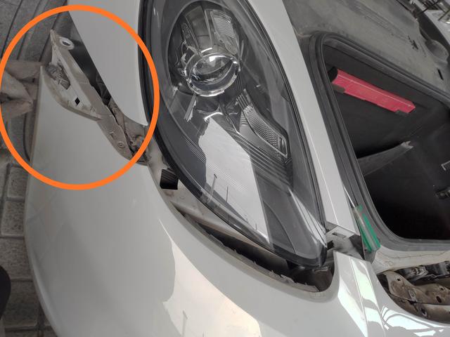 保时捷博克斯特拆前保险杠,保时捷博克斯特前保险杠怎么拆