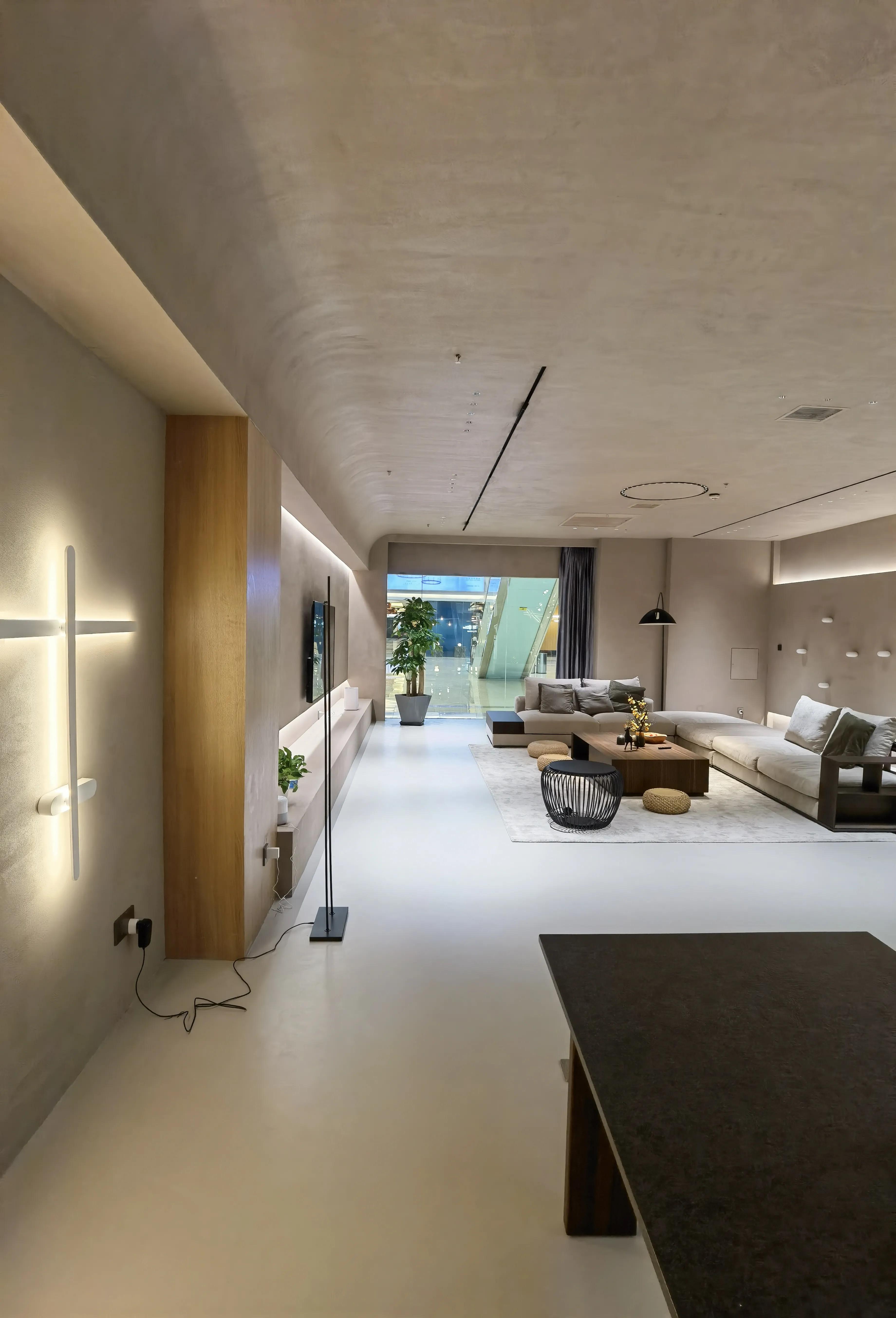 微水泥灰色效果,微水泥做地面优缺点