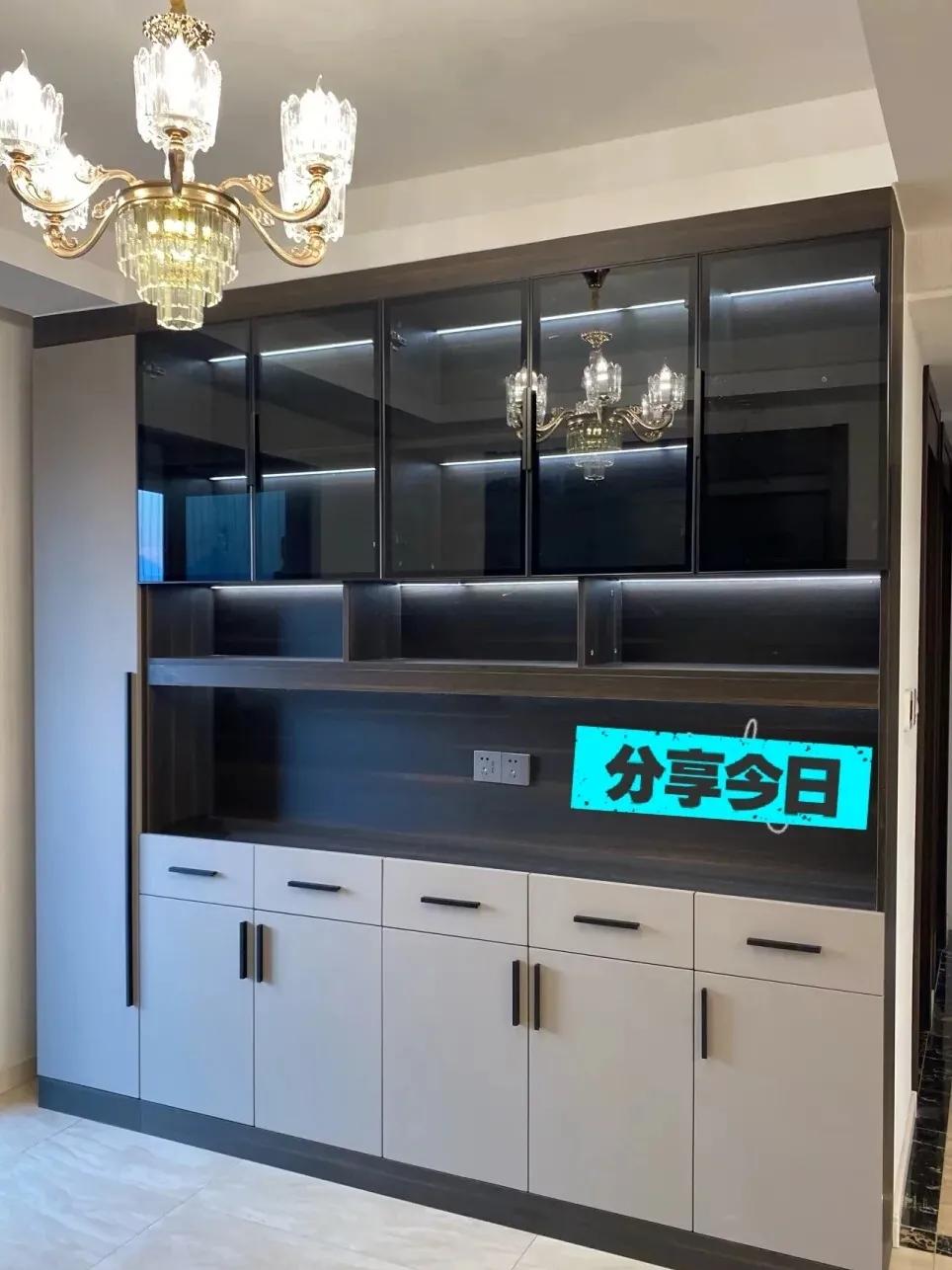 现代时尚2022年新款酒柜,现代简约酒柜餐边柜最佳效果图