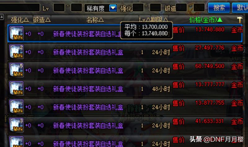 DNF：新*光春**环属性差？这部分玩家还是值得入手