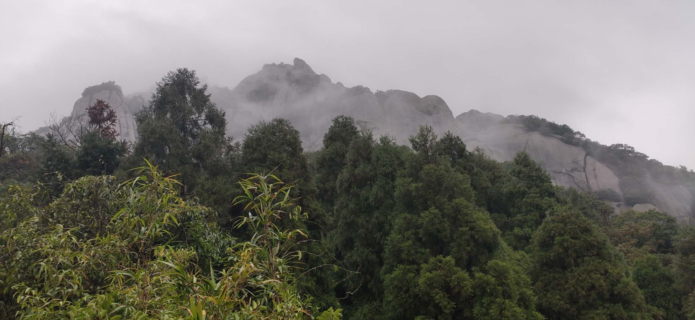 雨中游大奇山,雨中游太湖