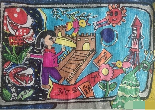 暑假安全主题绘画图片大全,安全教育主题画作品三年级可打印