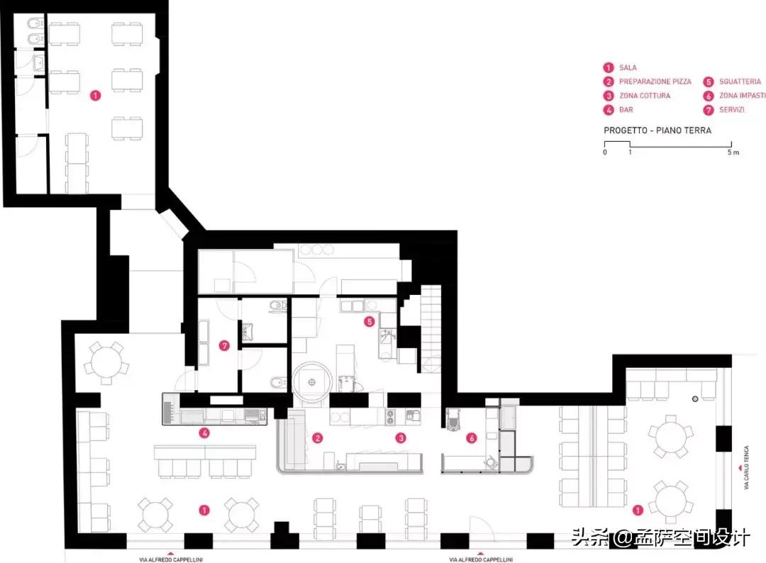 意式披萨连锁店设计案例,意式风格披萨店