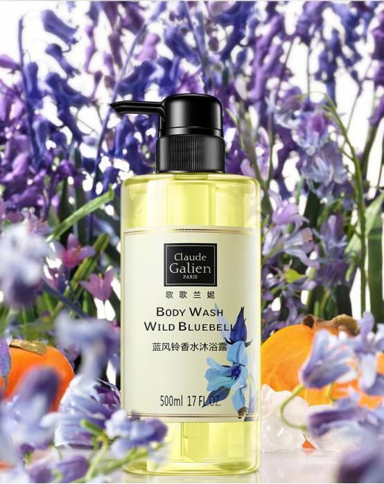 歌歌兰妮蓝风铃香水沐浴露,歌兰妮蓝风铃沐浴露大容量