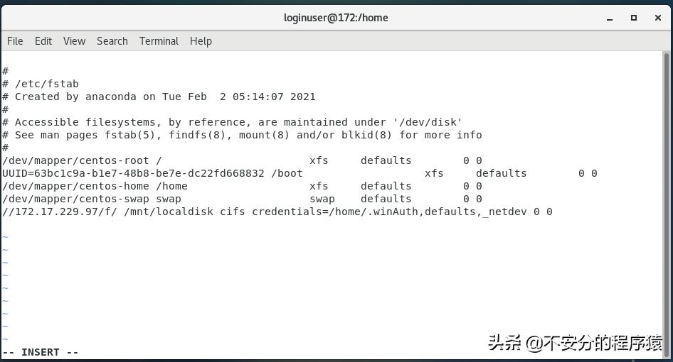 centos磁盘,centos磁盘配置文件在哪里