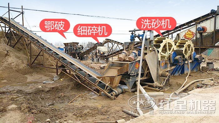 水洗机制砂生产过程,混凝土机制砂和水洗砂区别