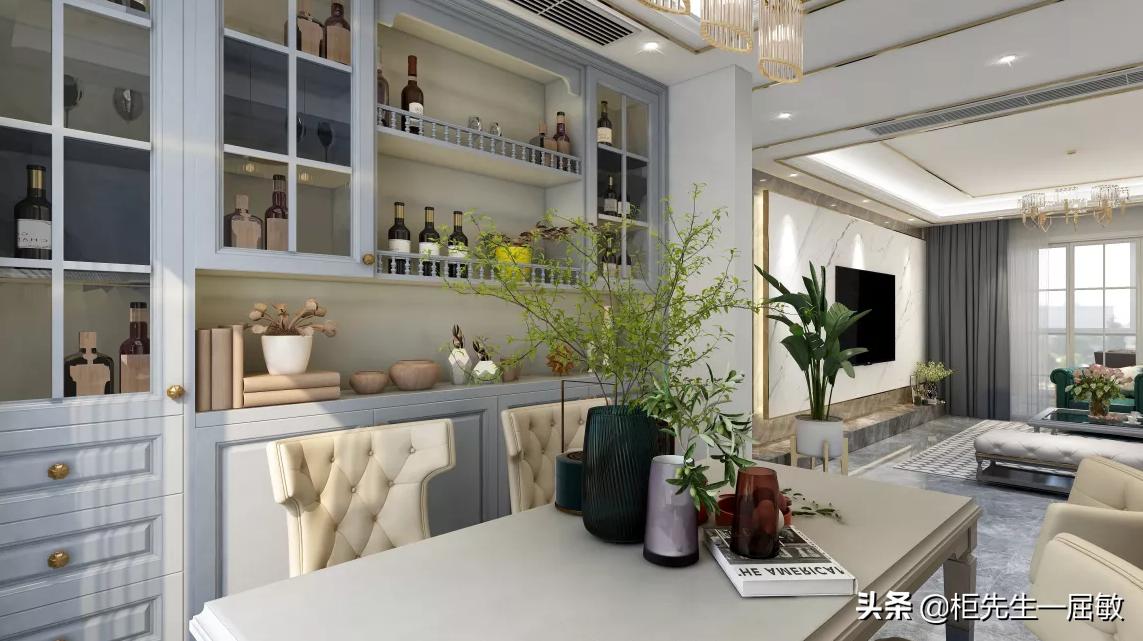 新中式整体酒柜效果图简单又漂亮,最美观实用酒柜2022年