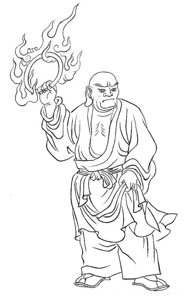 李公麟白描十八罗汉图,白描罗汉图全集