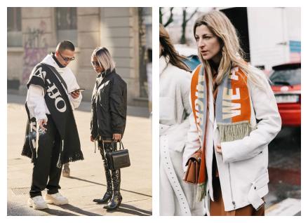 时尚轻奢感明星系列羊羔绒围巾,最潮的围巾的15种戴法超级实用