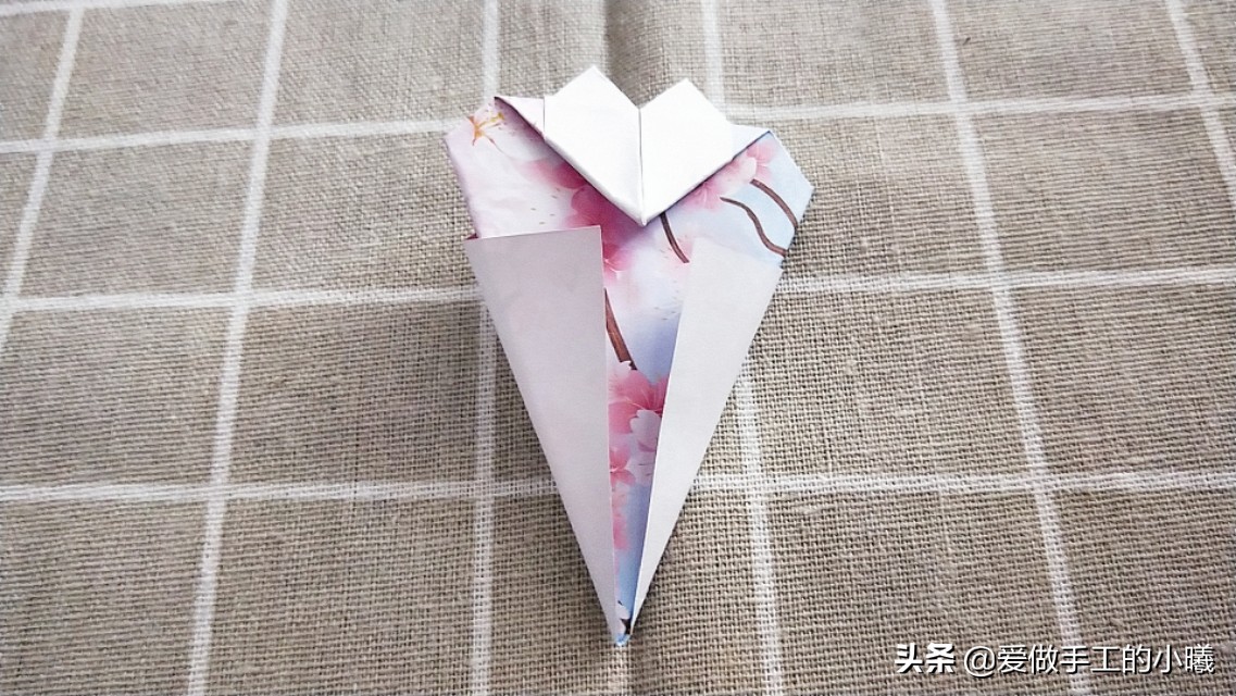 古风雨伞折纸小花伞,折纸小花伞的制作过程怎么写