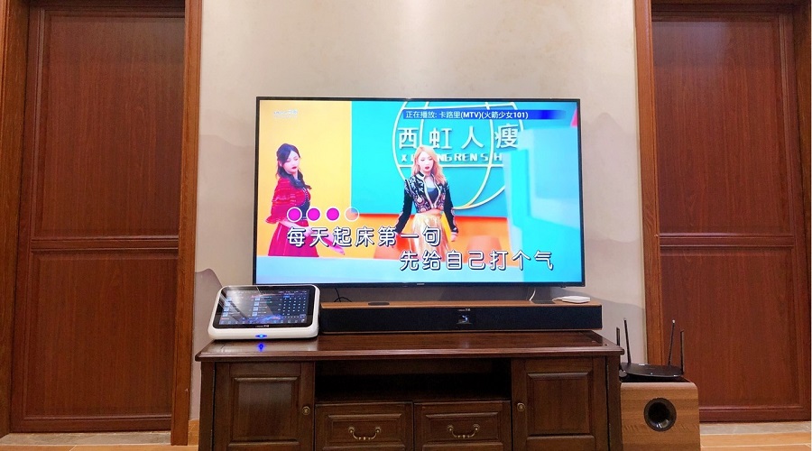 新年家庭ktv,艾唱家庭ktv音响套装测试