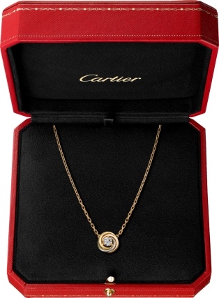 卡地亚牛头款钻石项链玫瑰金,卡地亚蓝气球钻石款式