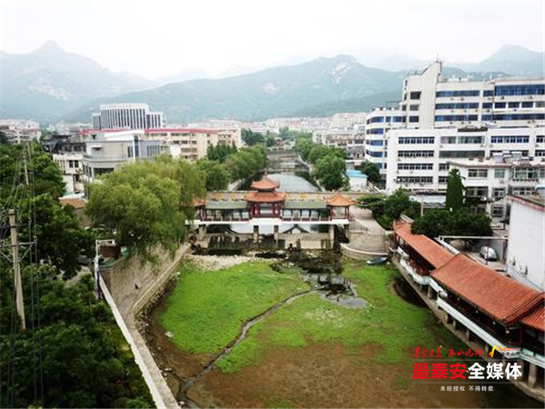 泰城水生态环境治理,泰城夜景照片