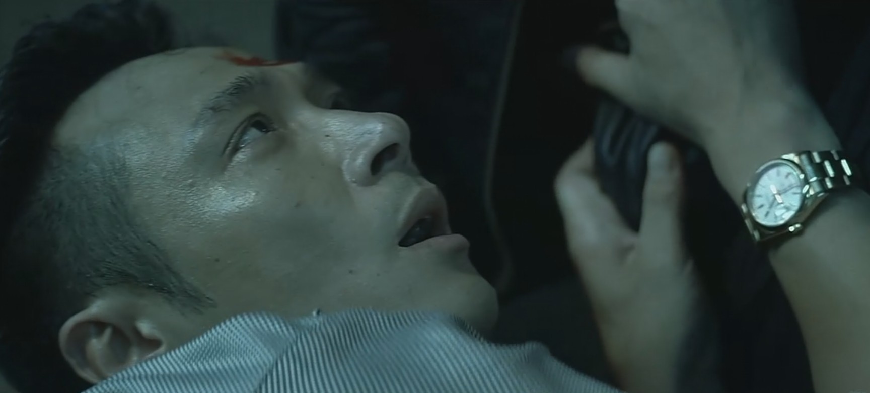 无间道1黄志诚和韩琛对话,无间道韩琛的老婆与黄志诚