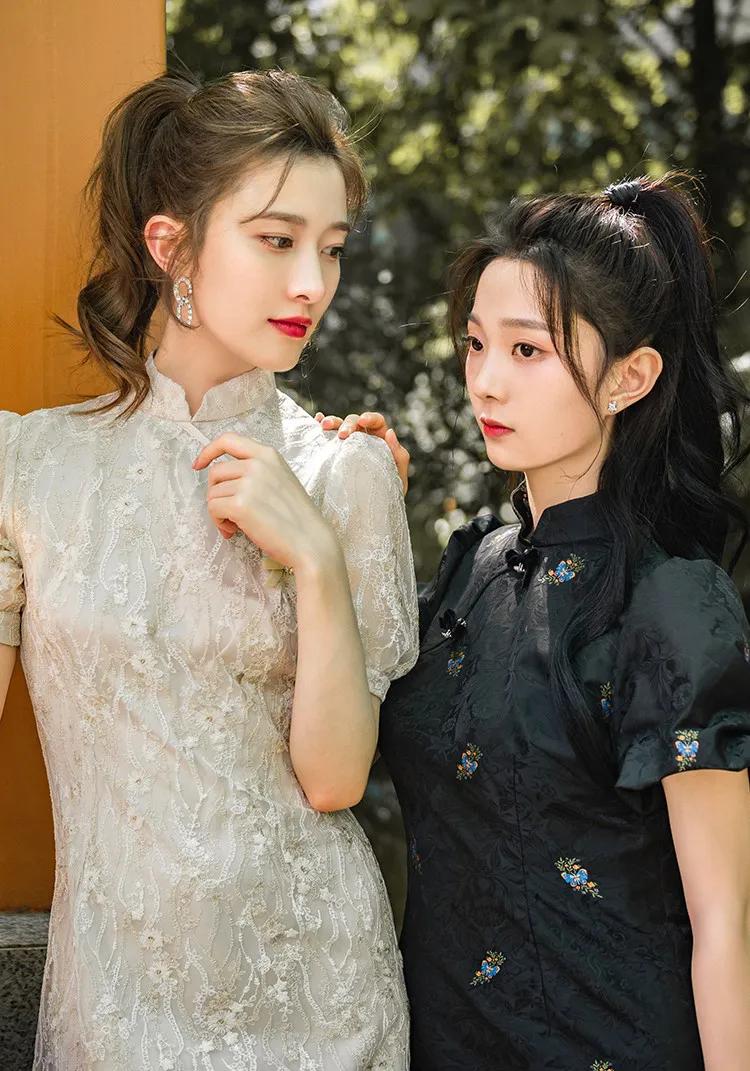 女生夏季紫色蕾丝花边上衣穿搭,复古宫廷法式蕾丝穿搭