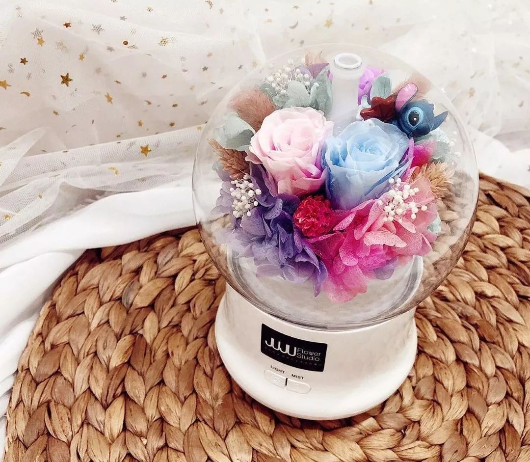 新款永生花玻璃罩,玻璃罩永生花手工diy制作