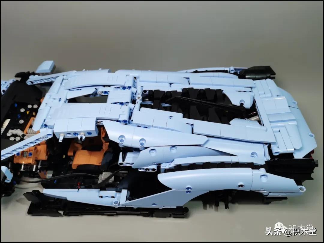 宇星模王13056拼装全过程,宇星模王积木开箱拼装过程