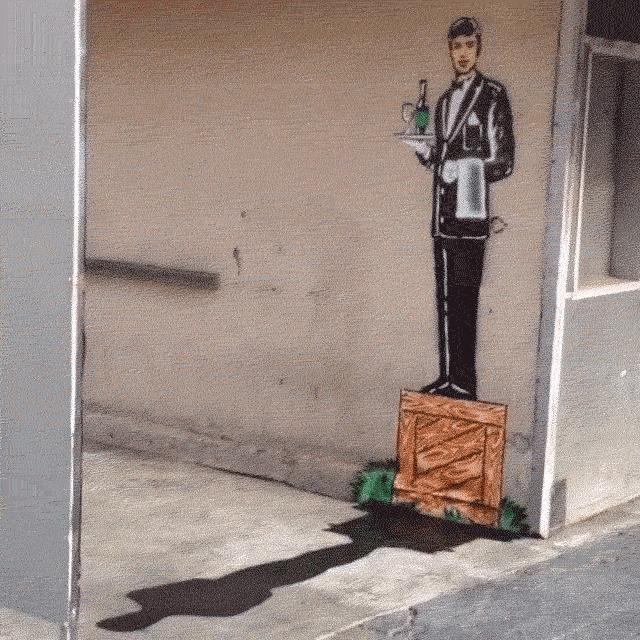 奥斯卡影帝沦为服务员?好莱坞星光大道被糟蹋?网友惊呼神操作