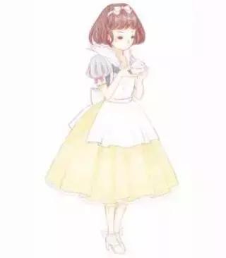 画白雪公主和七个小矮人的简笔画,简单又可爱的白雪公主怎么画