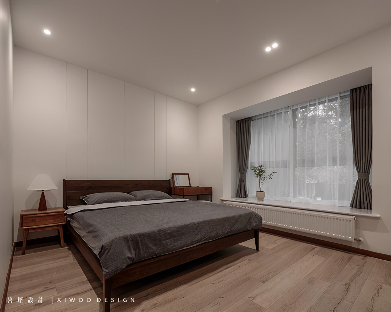 胡桃木简约搭配清新自然返璞归真,一进去就让人舒适的家