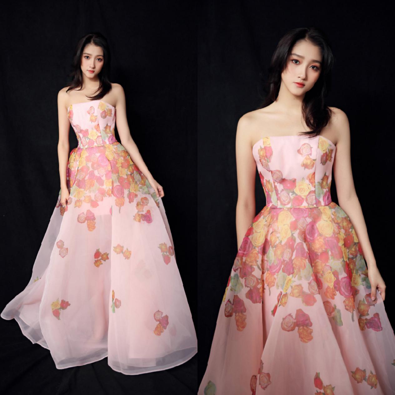 关晓彤闪光吊带裙look新鲜出炉,关晓彤黑纱裙出席活动