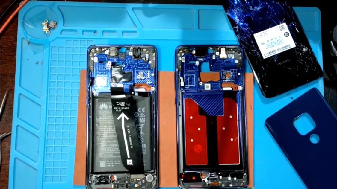 华为mate20重摔后无背光,mate20后盖可以更换成mate20pro后盖吗