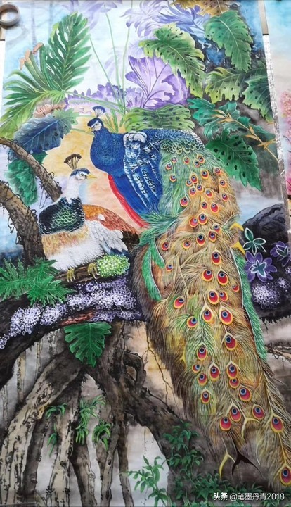 传统国画十大境界,传统狮子滚球国画