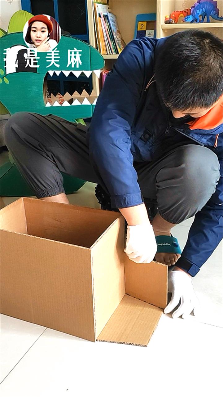 纸箱可以做幼儿园什么手工,手工纸箱校车制作方法