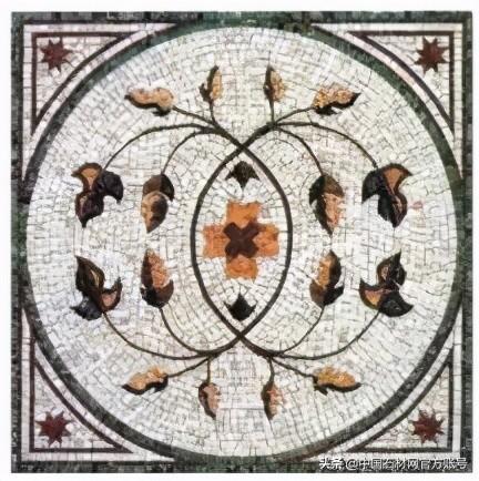 现代简约艺术感大理石马赛克图案,高端石材马赛克效果图