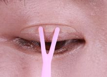 蕾丝双眼皮贴教程,双眼皮贴化妆教程