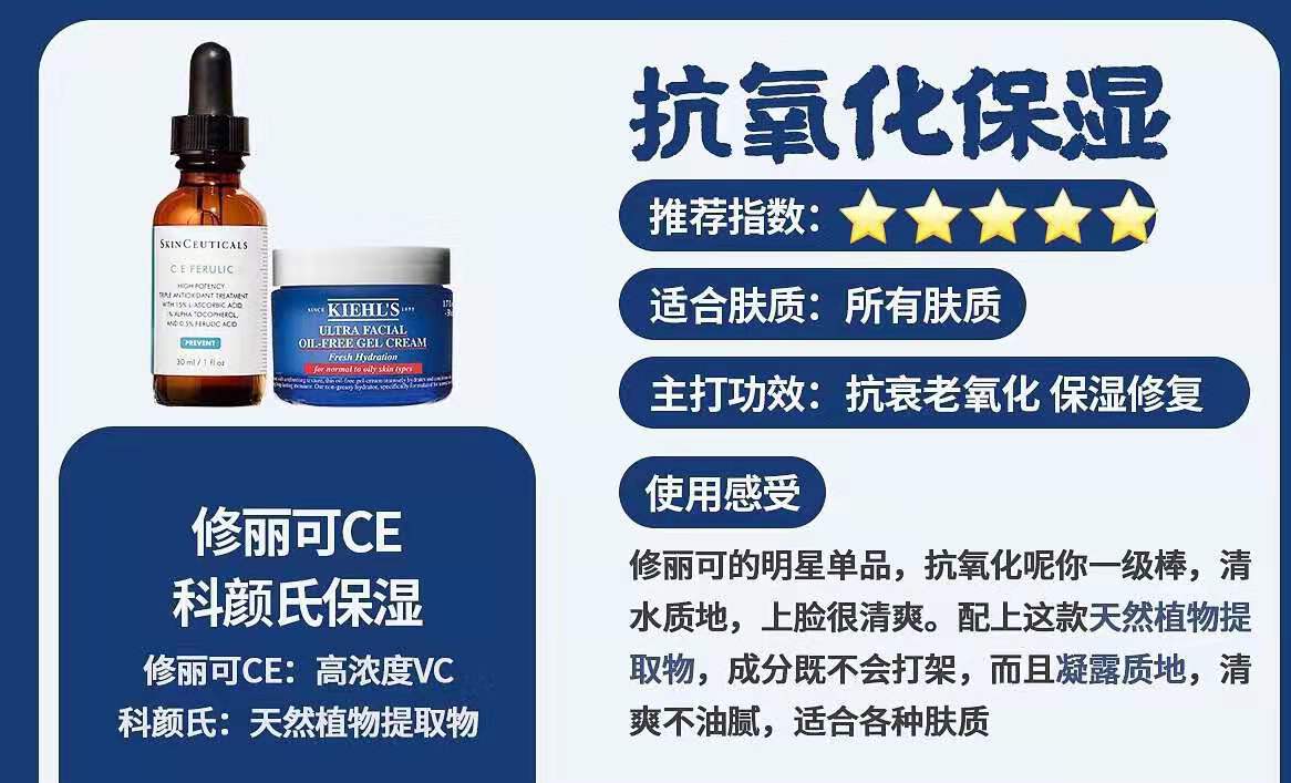 12款面霜+精华最强搭配