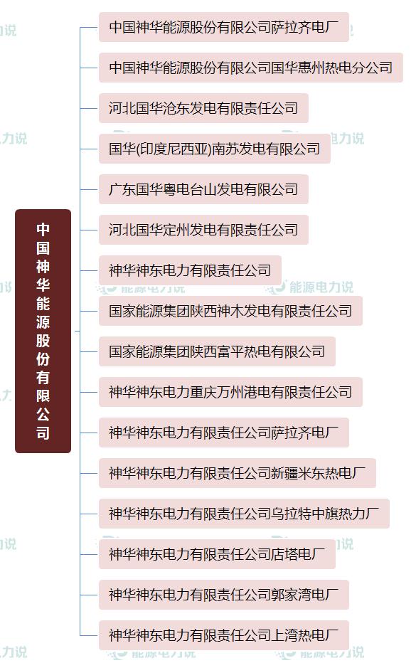 国家能源集团国华电力公司,国家能源投资集团下属电厂