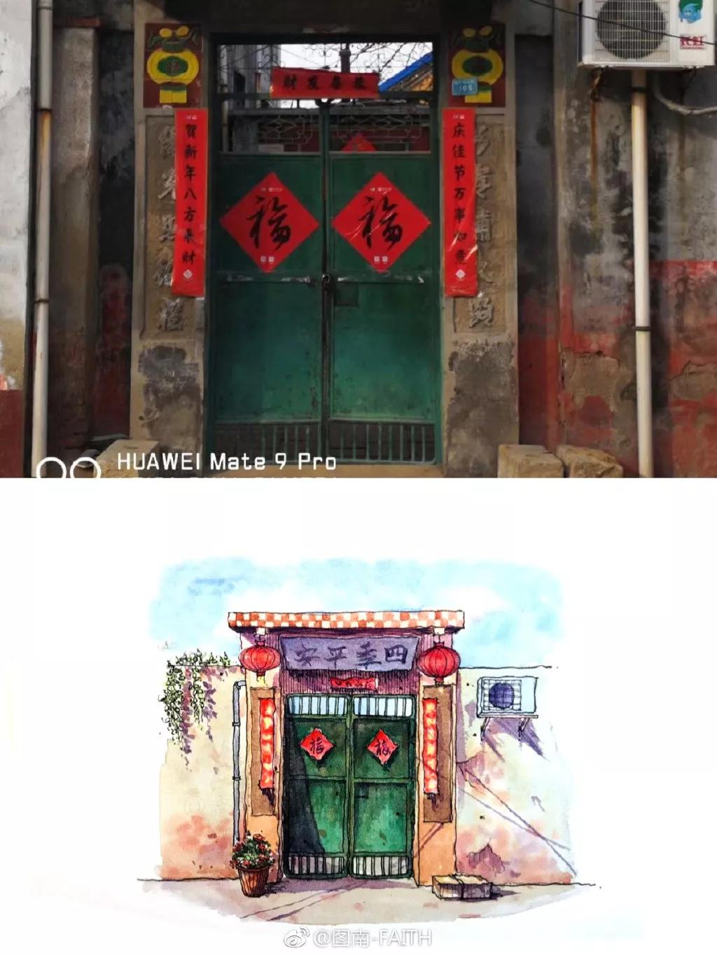 水彩画建筑入门零基础初学,水彩大师的建筑风景作品