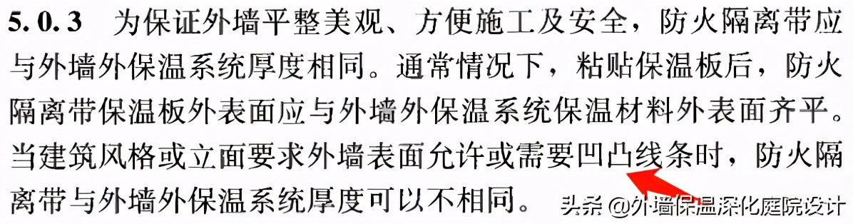 外墙保温板防火隔离带按什么标准,外墙保温防火岩棉隔离带