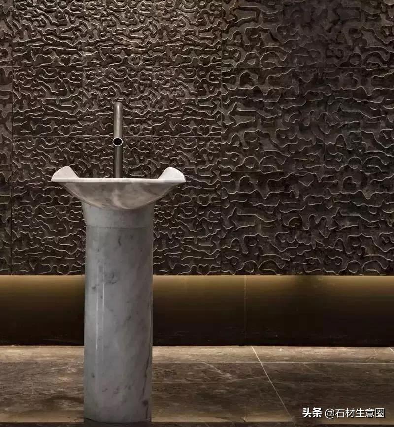 洗手池深色台面大理石发白,洗手池发白怎么去除