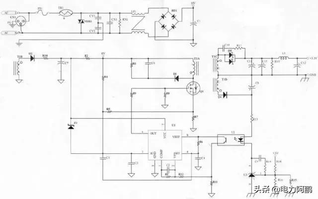 开关电源电路图每个元器件的详解,开关电源设计视频教程全集