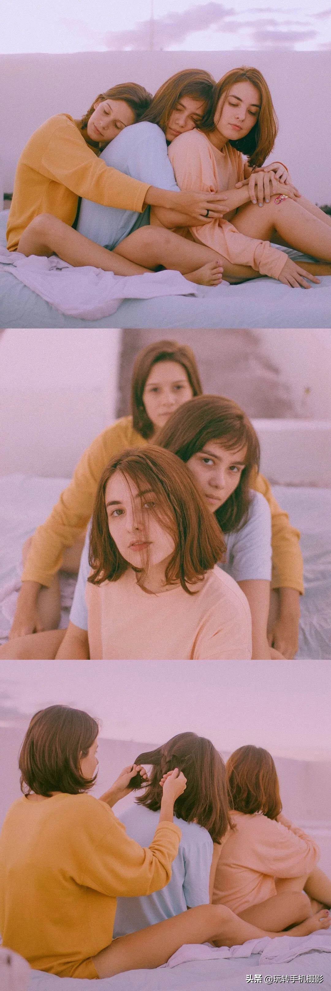 室内泳池闺蜜拍照姿势,多个闺蜜拍照姿势大全