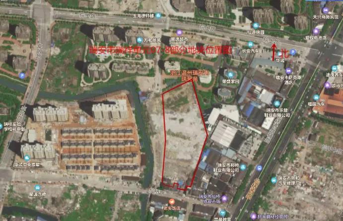 楼面价高达14980元/m²！石榴集团封顶+配建竞得瑞安22亩宅地