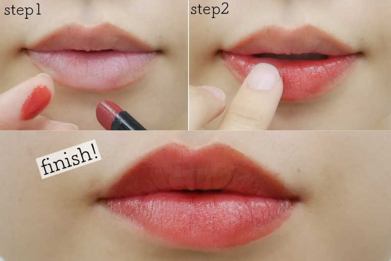 三色唇妆晕染大法,日妆唇妆教程