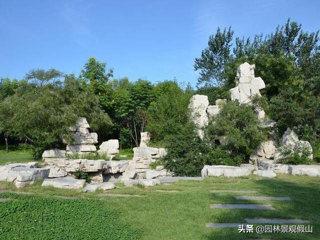 假山流水景观制作,假山造型制作教程