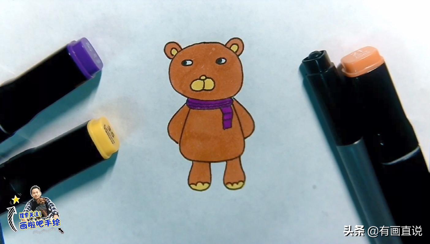 儿童画画教程3-6岁简笔画小公主,7-10岁儿童画画hellokitty简笔画