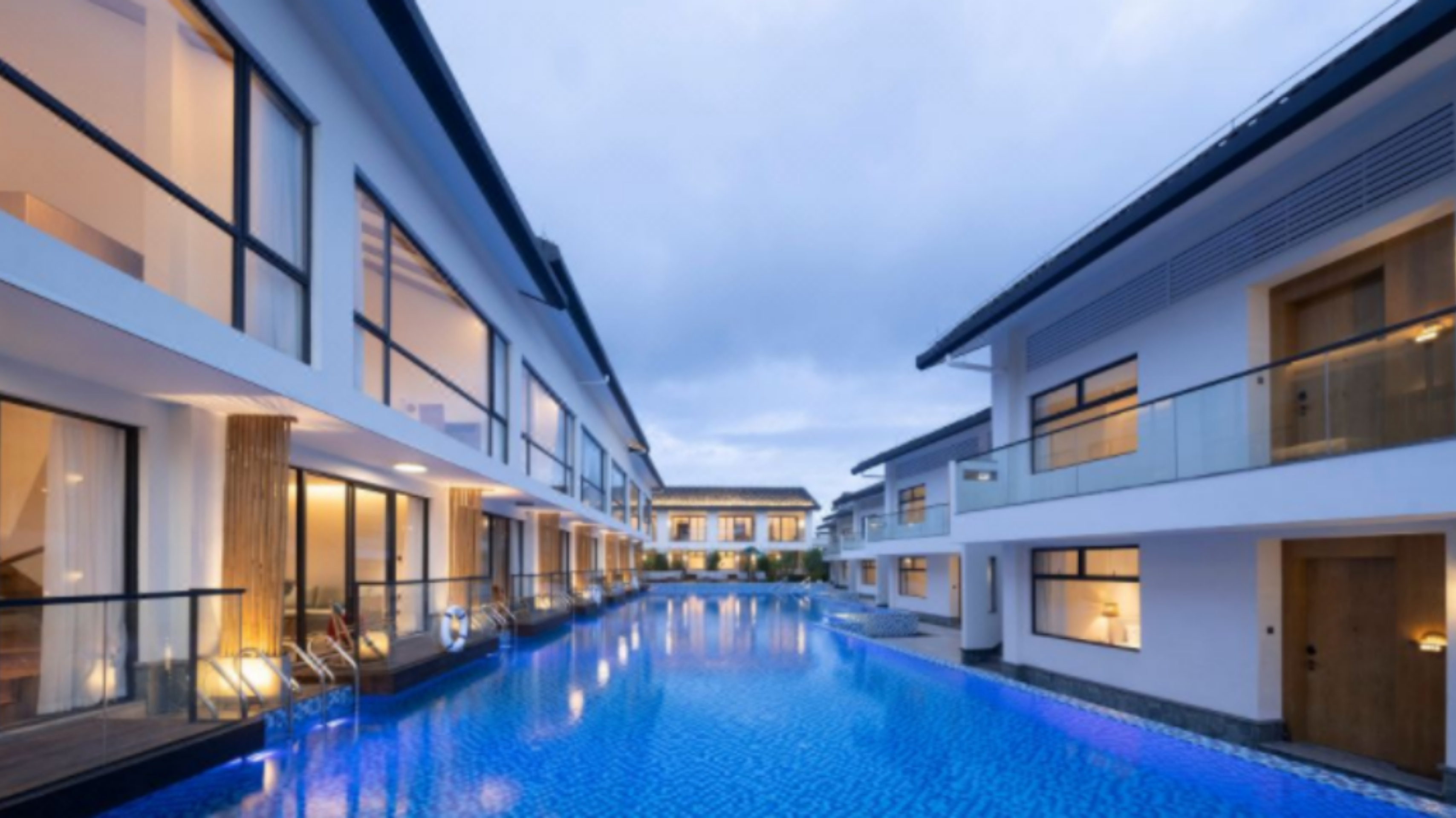 广东威尼斯水上度假村推荐,水上威尼斯一楼带花园