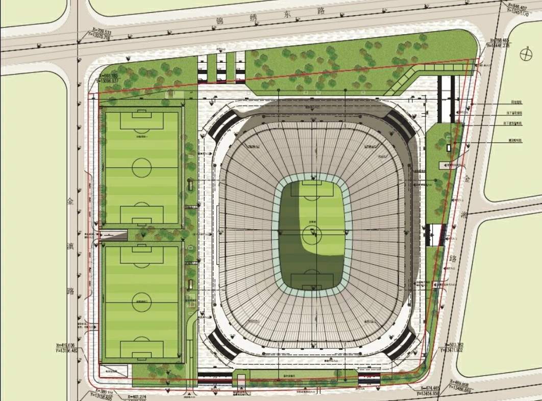 上海首座屋顶足球场,上海八万人足球场改建