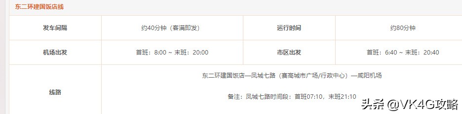 西安机场大巴到咸阳时刻表,西安机场大巴咸阳专线