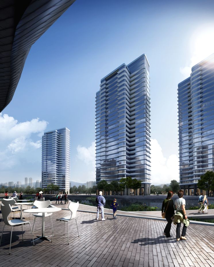 高层建筑素材科技感,高层建筑效果图素材