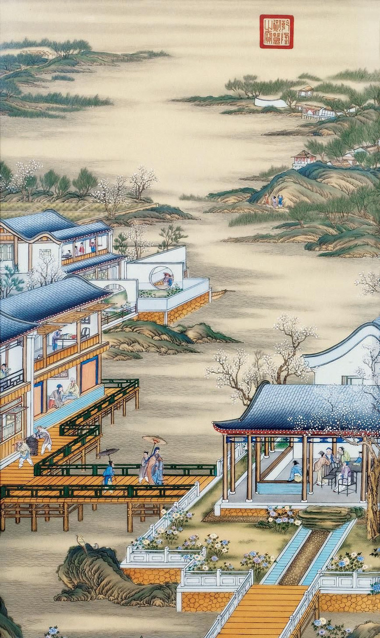 郎世宁雍正行乐图多少钱,郎世宁画雍正行乐图哪里收购