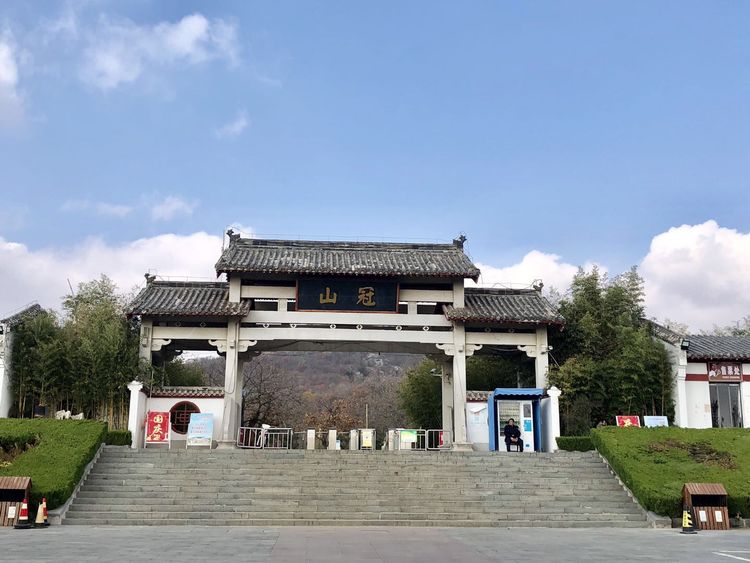 临沭冠山银杏树,临沭冠山道教