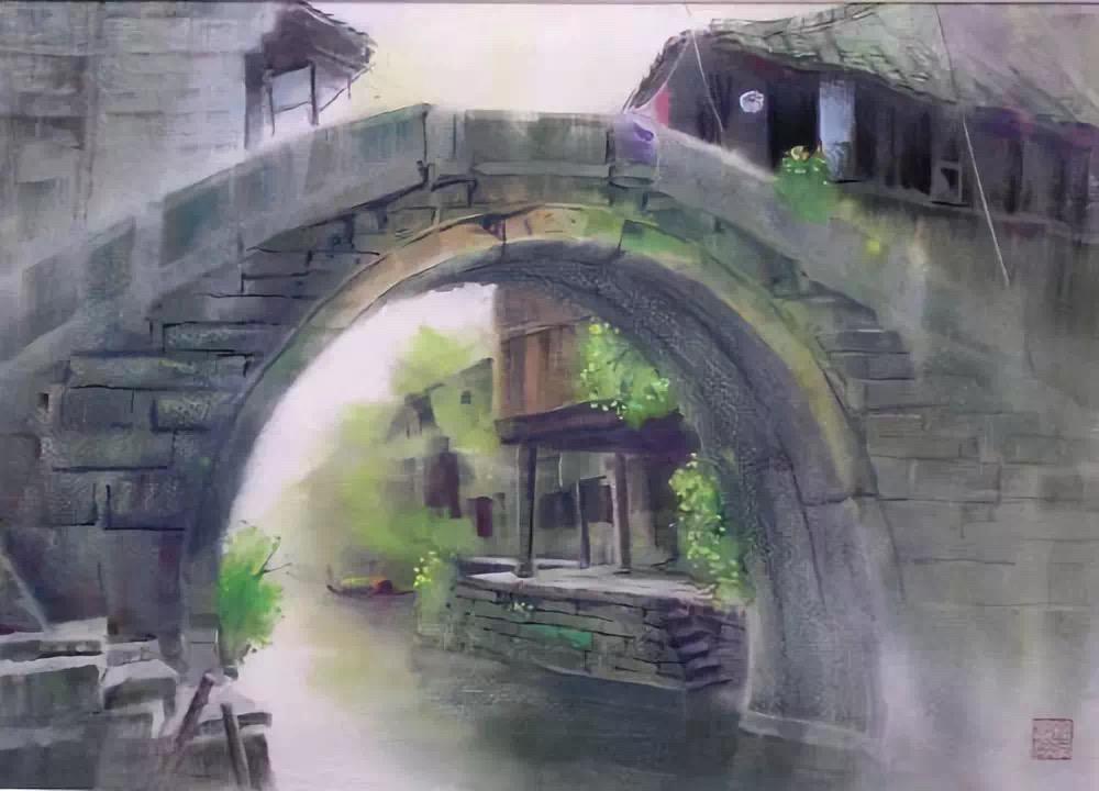 宁波著名水彩画家孙宁,孙宁水彩100幅欣赏